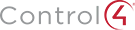 Control4 logo: gray and red gradient.